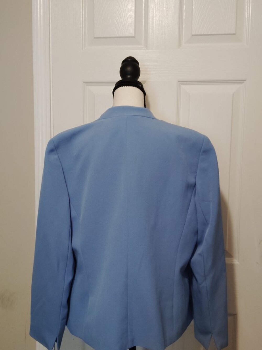 Kasper Elegant Women's Open Front Blazer Size 14P Blue, New Without tag. - Picture 3 of 6